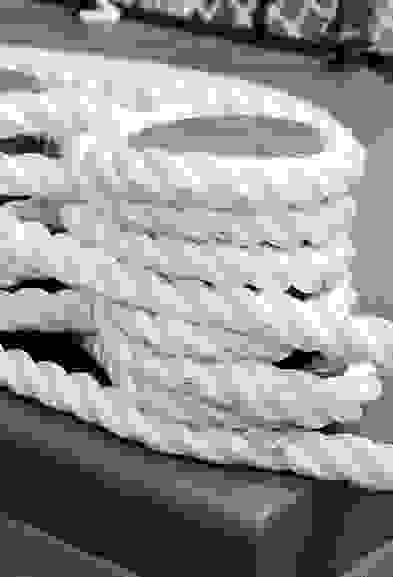 Ship chandler Tied mooring rope
